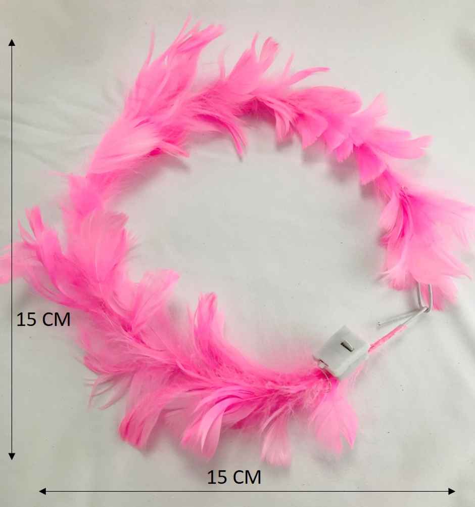 Feather Crown LED Tiara For Party | Assorted Colours | Gullak